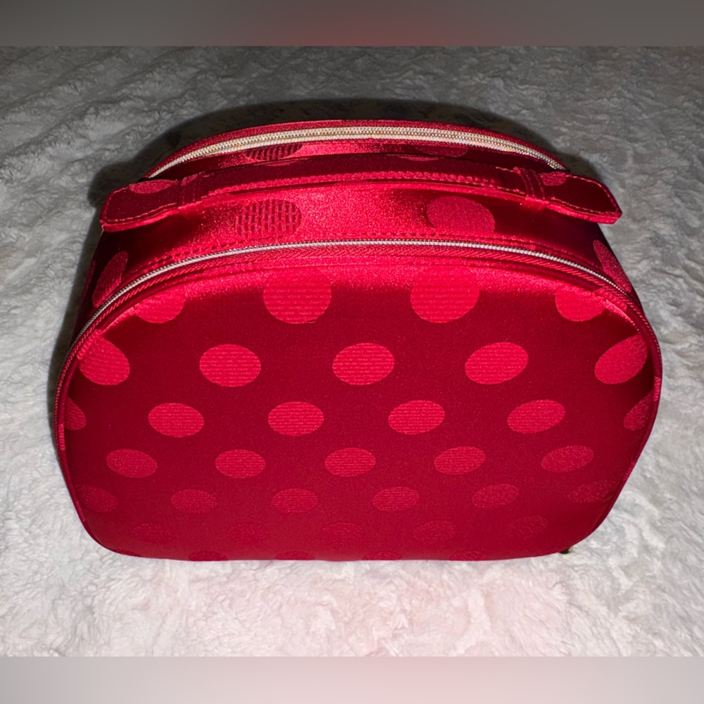 Estée Lauder Red Polka Dot Women's Makeup Bag